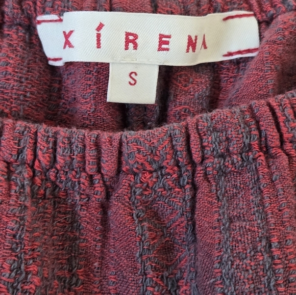 Xirena Antibes Stripe Pascal Pants in Absinthe size Small 100% Cotton Gauze - Picture 13 of 16